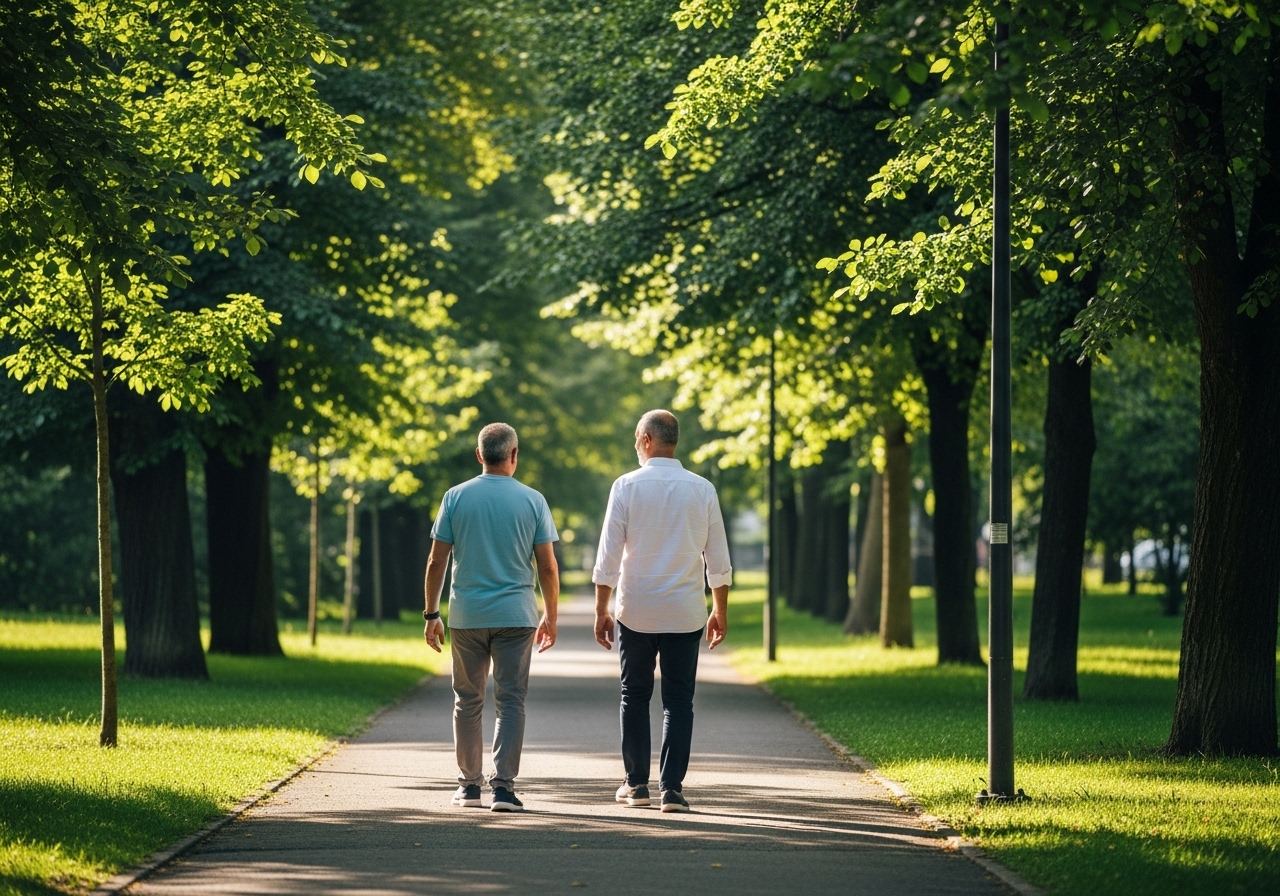 Parkta arkadaşlarla yürüyüş: fiziksel aktivite ve sosyal bağ mental sağlığı destekler
