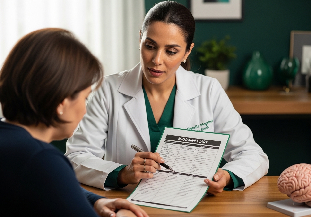Baş ağrısı danışması: migren günlük kaydı üzerinden tetikleyici analizi